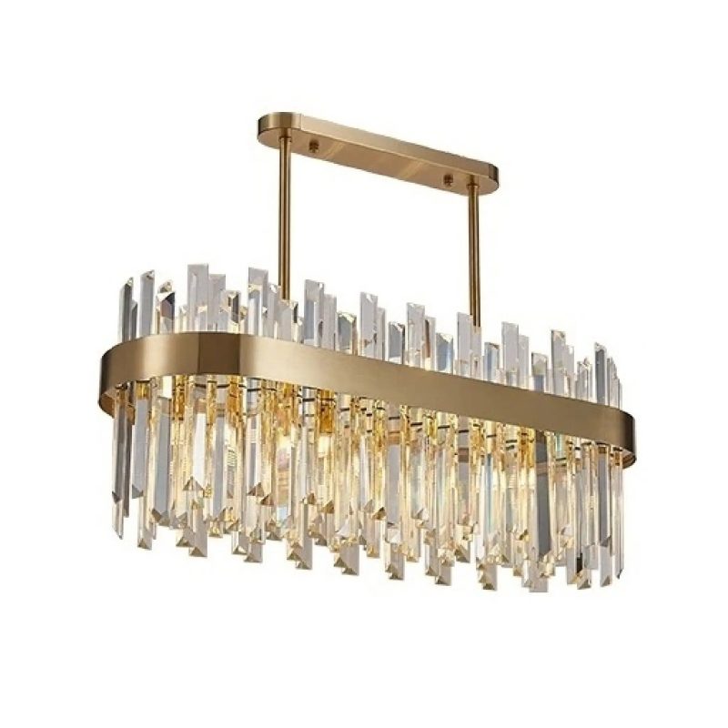 MIRODEMI Cisanosul Neva Modern Great Gold Crystal Chandelier for Home