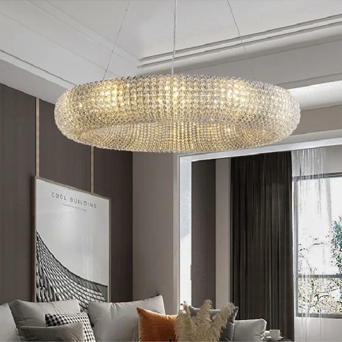 MIRODEMI Claviers Modern Elegant Crystal Chandelier For Living Room