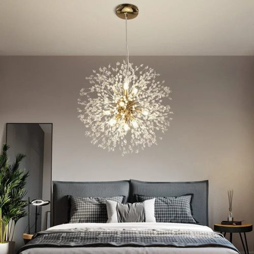 MIRODEMI Collongues Magic Fluff Crystal Chandelier For Ceiling