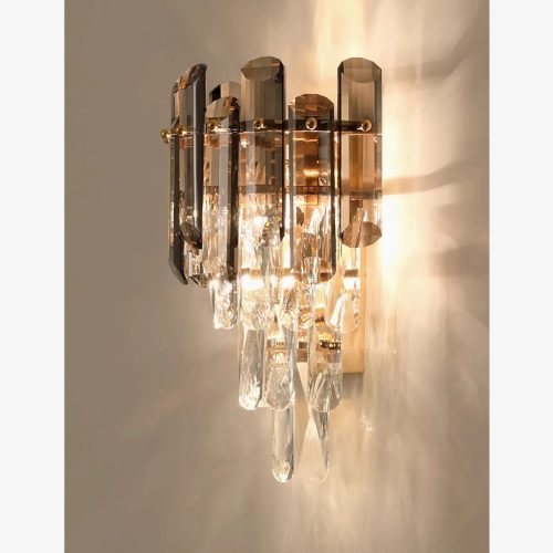 MIRODEMI Cordoba Crystal Wall Sconce