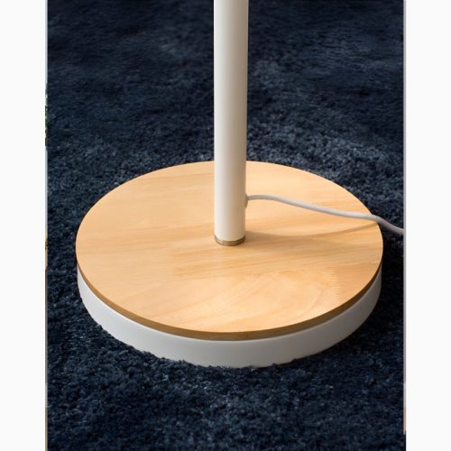 MIRODEMI Corseaux Creative Bell Shaped LED Wooden Floor Lamp for room