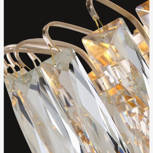 MIRODEMI Coslada Modern Crystal Wall Sconce