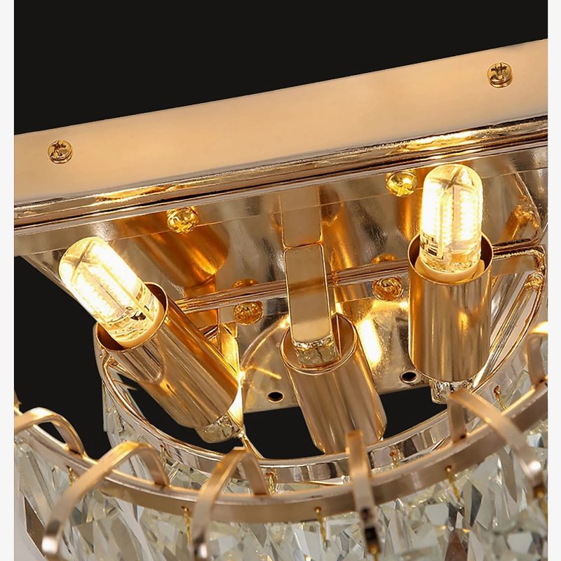 MIRODEMI Coslada Modern Style Crystal Wall Sconce