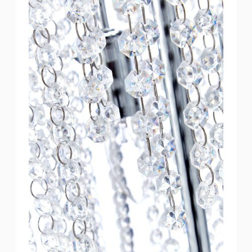 MIRODEMI Cossonay Modern LED Floor Lamp With Crystal Veil