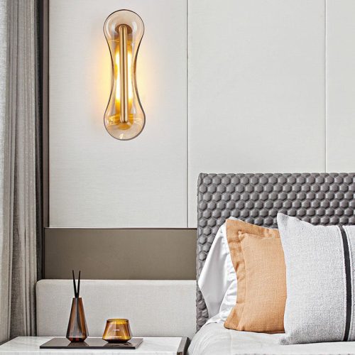 MIRODEMI Creative Glass Wall Lamp in Innovative Style for Room Bedroom