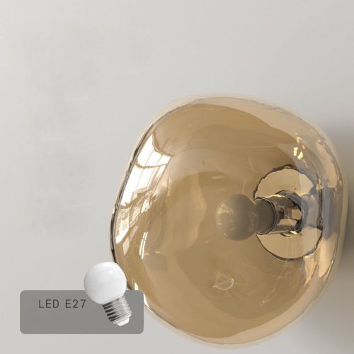 MIRODEMI Creative Glass Wall Lamp in Ultramodern Living Room Bedroom Home Hall