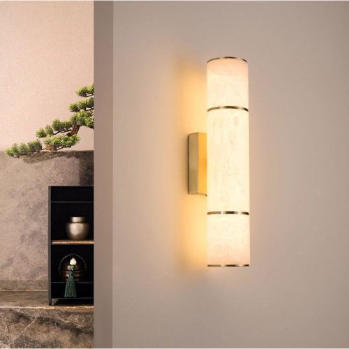 MIRODEMI Creative Marble Wall Lamp Style for Dining Room Bedroom