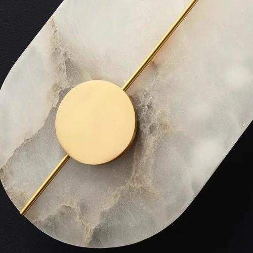 MIRODEMI Creative Marble Wall Lamp in Chinese Style Luxury for Living Room Bedroom Home Details