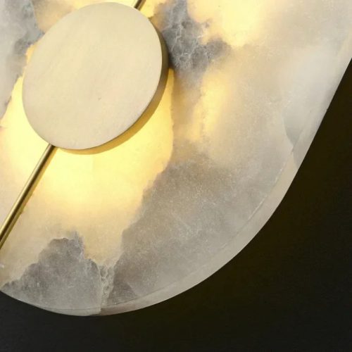 MIRODEMI Creative Marble Wall Lamp in Chinese Style Luxury for Living Room Home