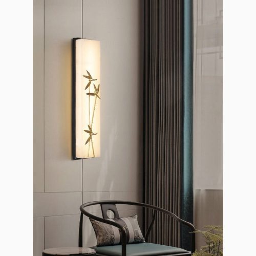 MIRODEMI Creative Marble Wall Lamp in Chinese Style for Room