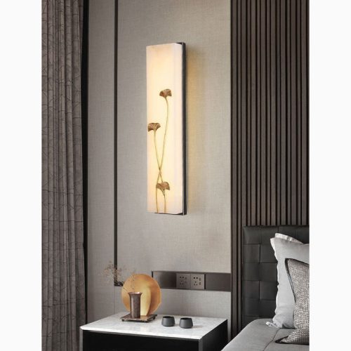 MIRODEMI Creative Marble Wall Lamp in Chinese for Living Room Bedroom