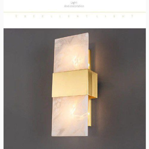 MIRODEMI Creative Marble Wall Lamp in Postmodern Style for Room Bedroom Home Hall