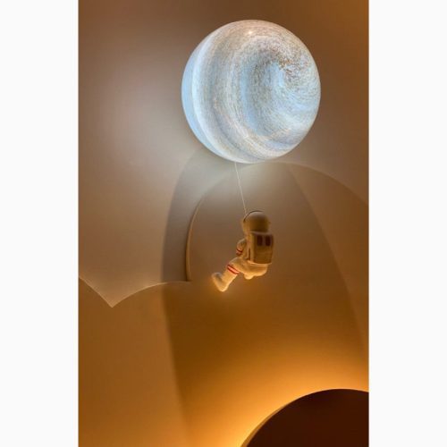 MIRODEMI Creative Universe Lantern Planet Sconce for Kids Room Bedroom Home