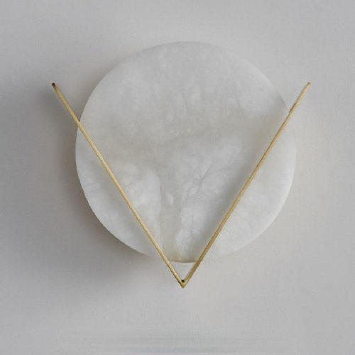 MIRODEMI Creative Wall Lamp Retro Minimalistic Style Gold Marble Living Room Bedroom Home Hall