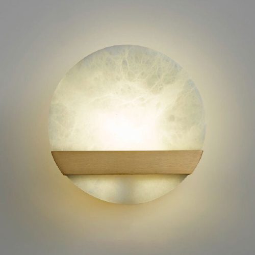 MIRODEMI Creative Wall Lamp in Retro Minimalistic Style Gold Marble