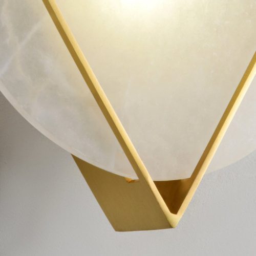 MIRODEMI Creative Wall Lamp in Retro Minimalistic Style Gold Marble Bedroom Home Hall Details