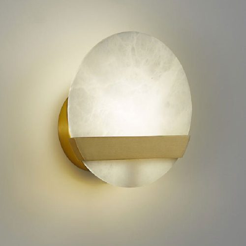 MIRODEMI Creative Wall Lamp in Retro Minimalistic Style Marble Living Room Bedroom Home Hall