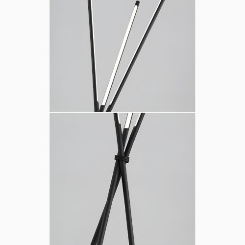 MIRODEMI Cully Post Modern Black LED Minimalistic Floor Lamp for Living Room Bedroom Home Details