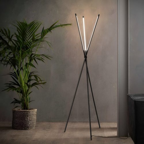 MIRODEMI® Cully | Post Modern Black LED Minimalistic Floor Lamp for Living Room, Bedroom, Home, Hall