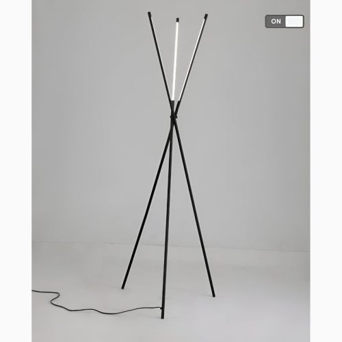 MIRODEMI Cully Post Modern Black LED Minimalistic Floor Lamp for Room