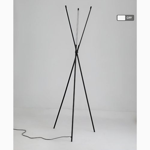 MIRODEMI Cully Post Modern Black LED Minimalistic Floor Lamp forHall