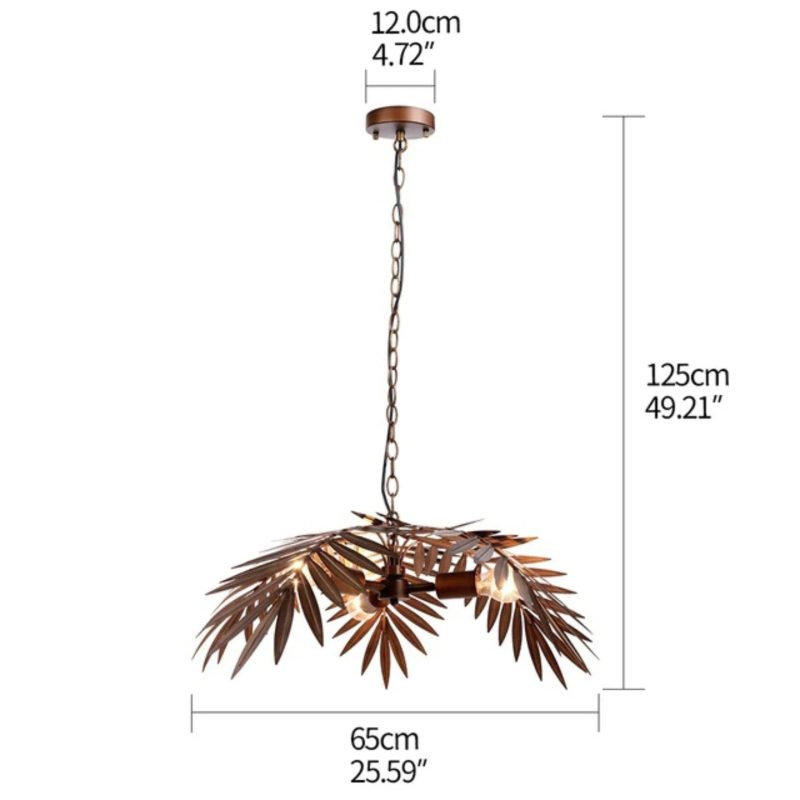 MIRODEMI Deinze Loft Coconut Tree Chandelier