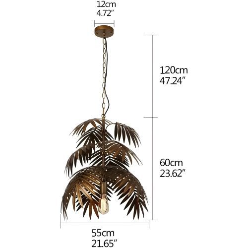 MIRODEMI Deinze Modern Loft Coconut Tree Chandelier