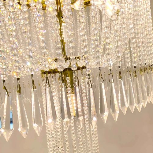 MIRODEMI Deiva Marina Luxury Stairwell Chandelier in Details