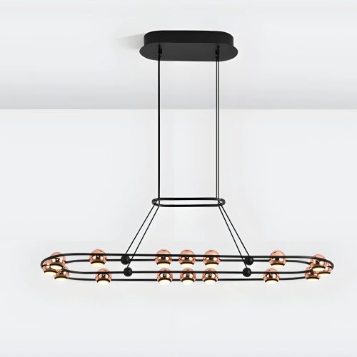 MIRODEMI Diano Marina Black Hanging Chandelier