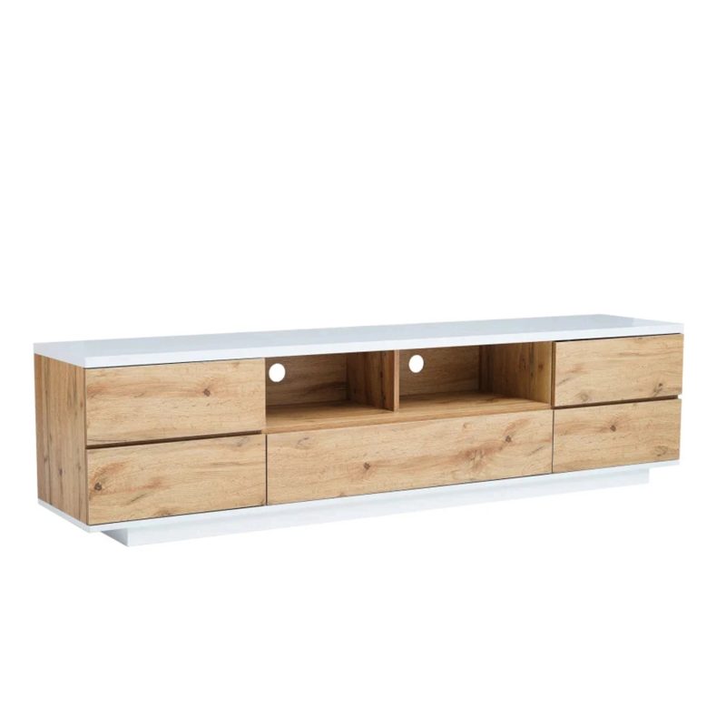 MIRODEMI Don Natural Style Wooden TV Cabinet