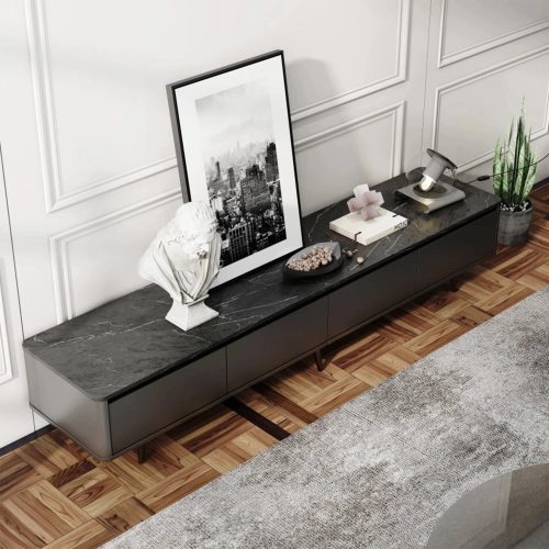 MIRODEMI Dordogne Classic Marble TV Stand