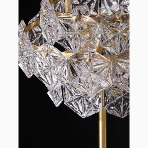 MIRODEMI Dubendorf Nordic Crystal LED Floor Lamp With Marble Base for Reading Living Room Bedroom Hall Details