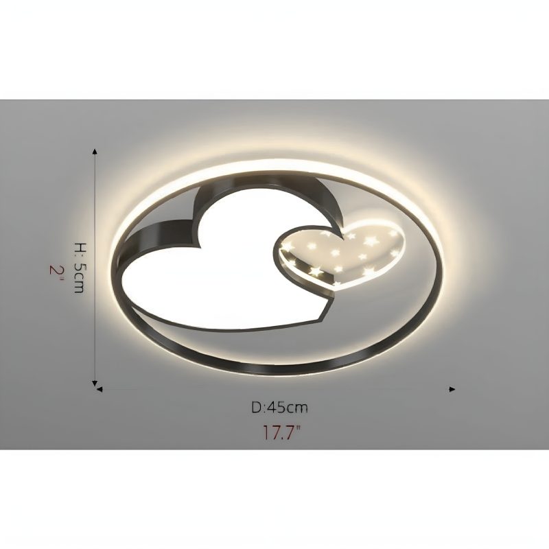 MIRODEMI Durbuy Led Heart Ceiling Light