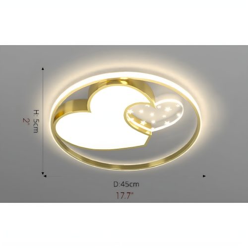 MIRODEMI Durbuy Modern Heart Shaped Ceiling Light