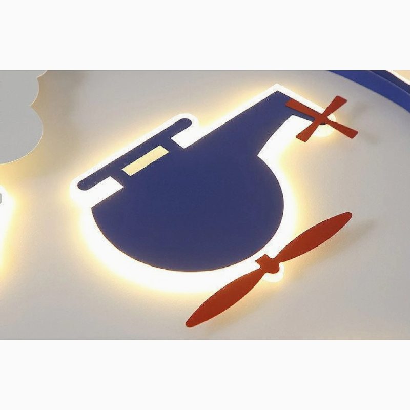 MIRODEMI Ecublens Helicopter Shaped Lamp For Kids Room