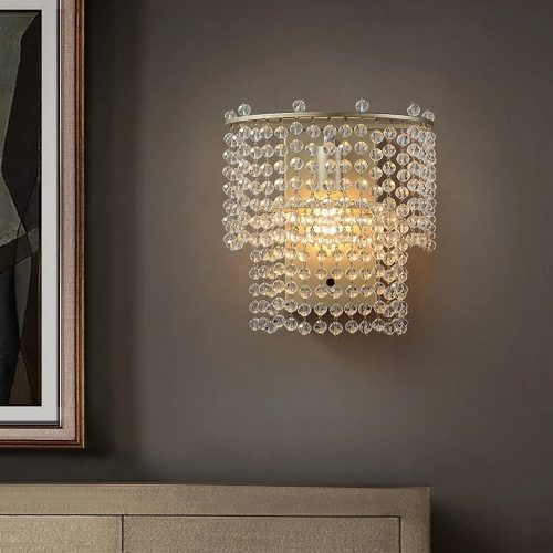 MIRODEMI Elda Crystal Modern Wall Light