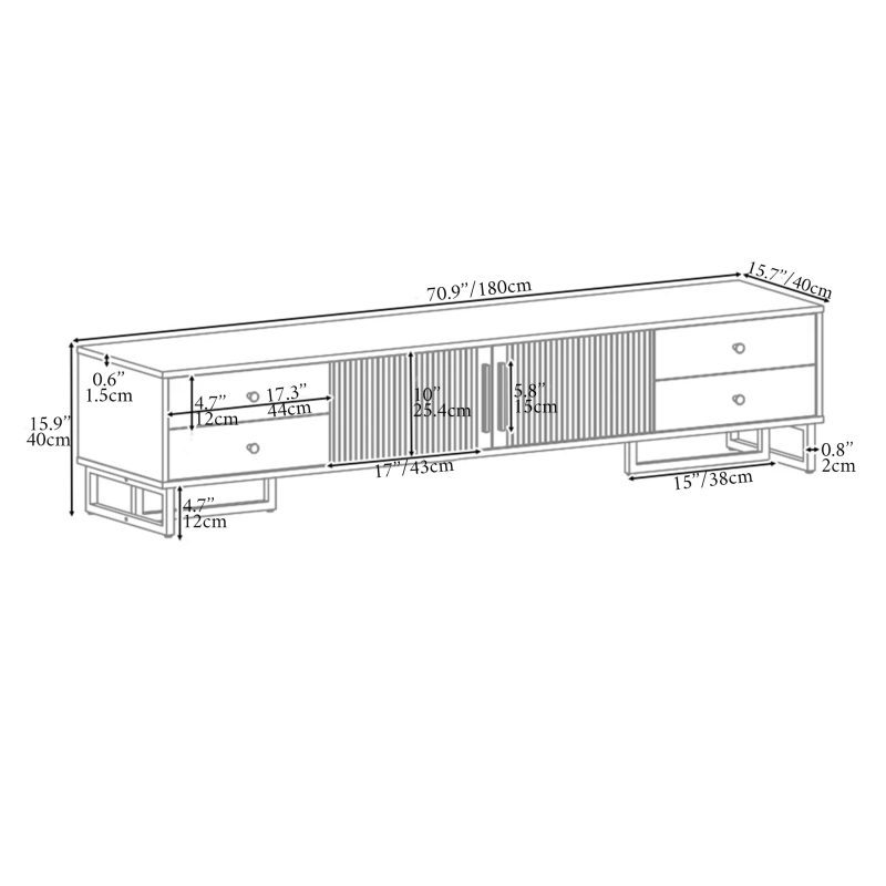 MIRODEMI Elster Classic Modern TV Stand