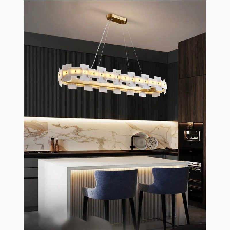 MIRODEMI Farinole Stylish Classy Marble Ceiling Chandelier