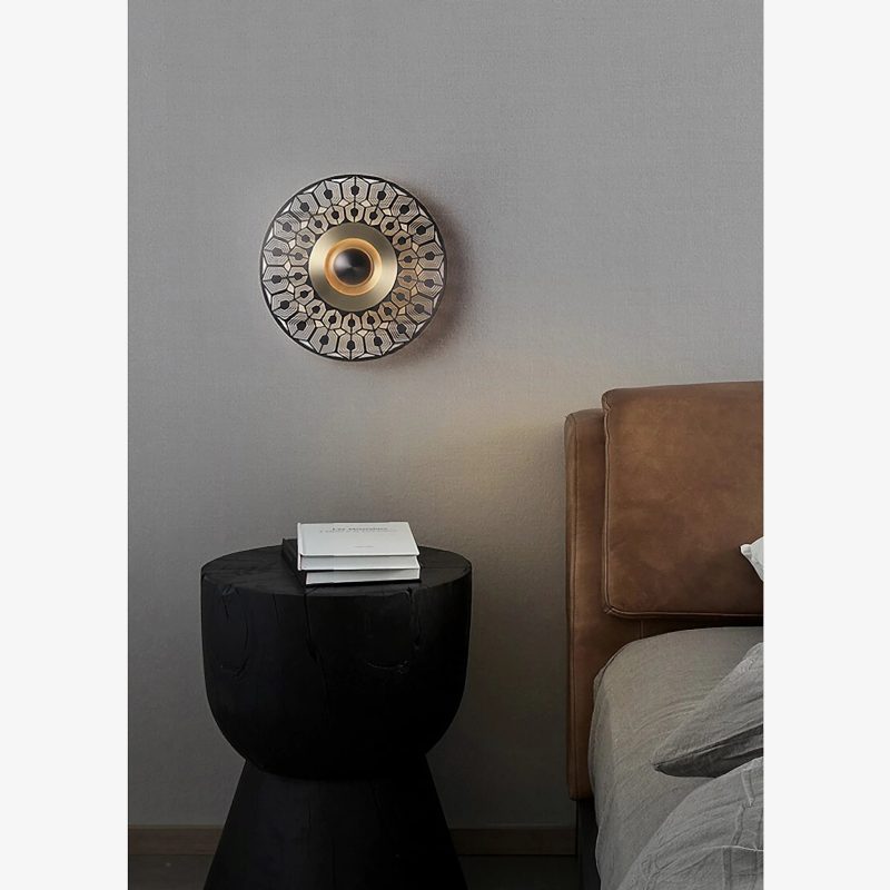 MIRODEMI Ferrol Golden Wall Light