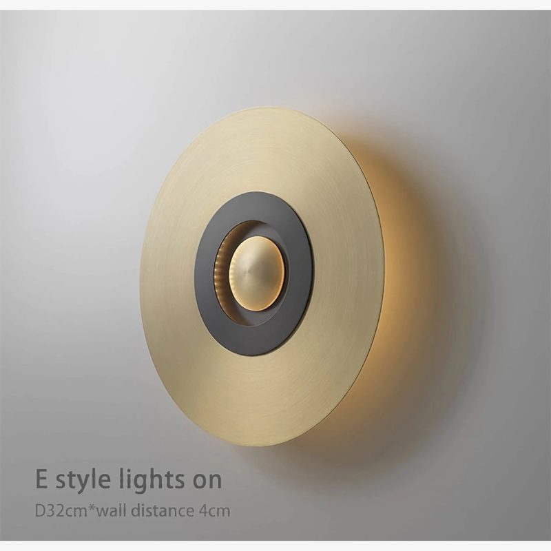 MIRODEMI® Ferrol | Gold/Black Modern LED wall lamp | wall sconces | wall light | gold wall light