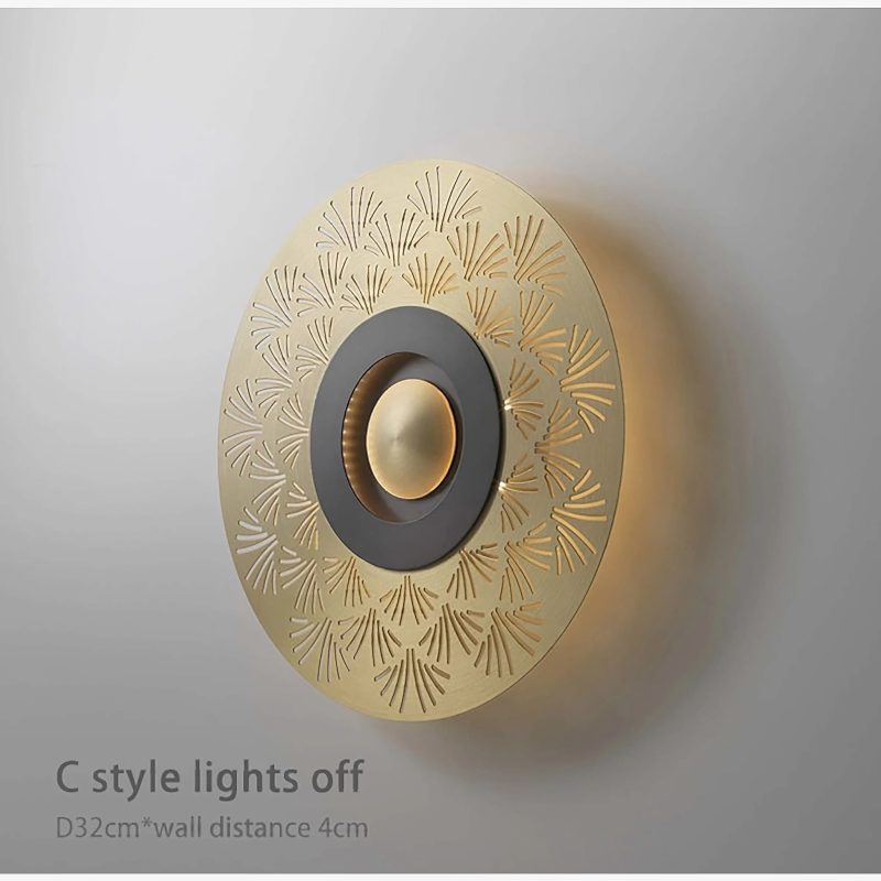 MIRODEMI® Ferrol | Gold/Black Modern LED wall lamp | wall sconces | wall light | gold wall light