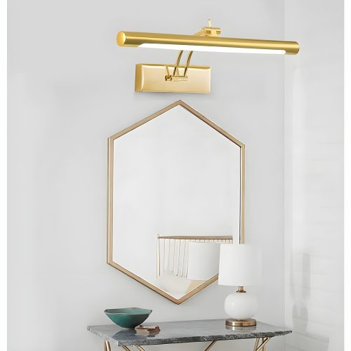 MIRODEMI Figueres Gold Chrome Modern Wall Mirror Lamp For Bedroom