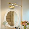 Figueres | Gold/Chrome Modern Wall Mirror Lamp from Mirodemi for Bathroom, Living Room, Bedroom | Luxury Light Fixtures | LED Light |