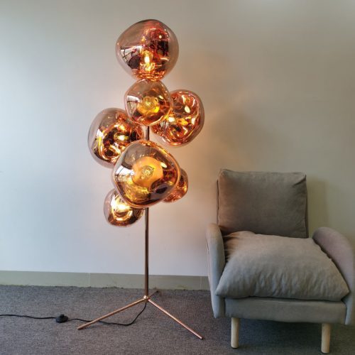 MIRODEMI® Freiburg | Creative Acrylic Lava Stone LED Floor Lamp for Living Room, Bedroom, Home, Hall