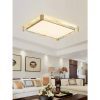 Fribourg | Rectangular LED Сopper Ceiling Lamp from Mirodemi for Living Room, Kitchen, Dining Room, Bedroom | Cool Light | Warm Light | LED Light | Creative Style |