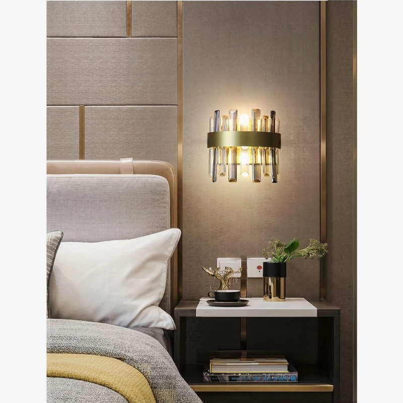 MIRODEMI Gandia Golden Wall Lamp