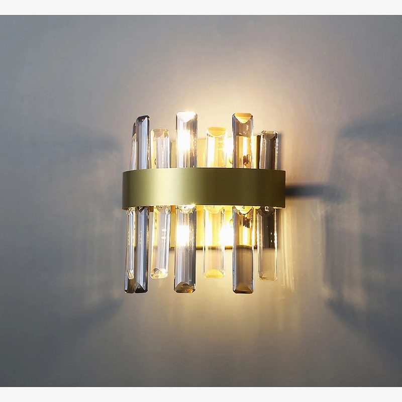 MIRODEMI Gandia Modern Gold Wall Lamp