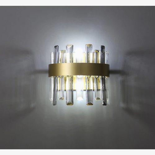 MIRODEMI Gandia Modern Gold Wall Sconce