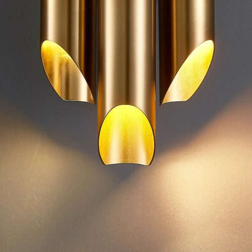 MIRODEMI Garonne Brushed Gold LED Wall Sconce