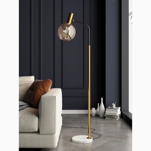 MIRODEMI Geneva Stylish Glass Luxury Floor Lamp for Room Bedroom Home Hall